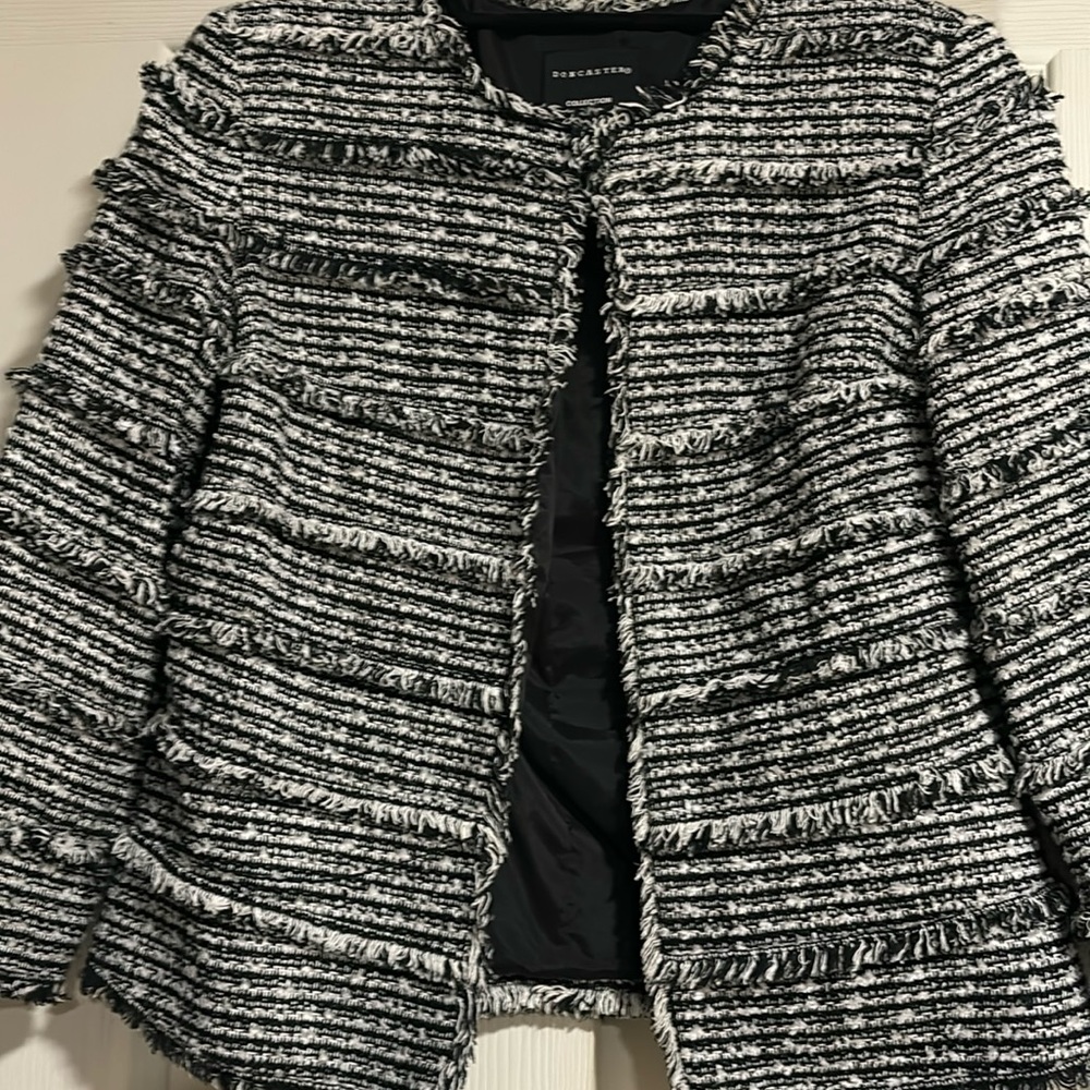Doncaster Black and White Jacket Blazer